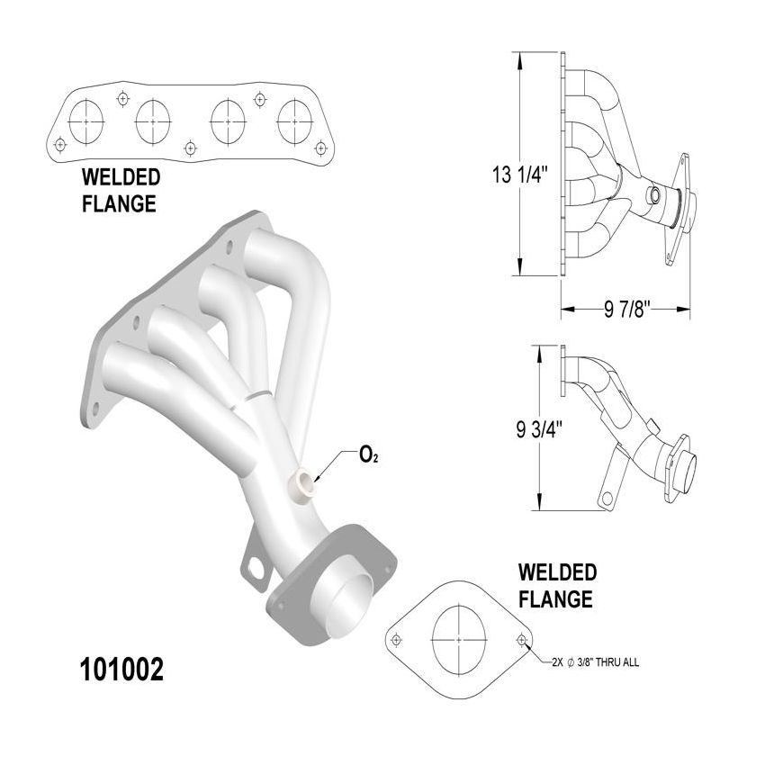OEM Industries 101002 EXHAUST MANIFOLD