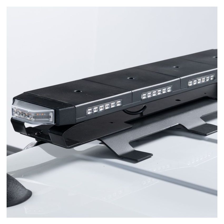 Putco 950248 48In Universal 48In Tri Color Hornet Light (Amber/Blue/White) - LED Stealth Rooftop Strobe Bar