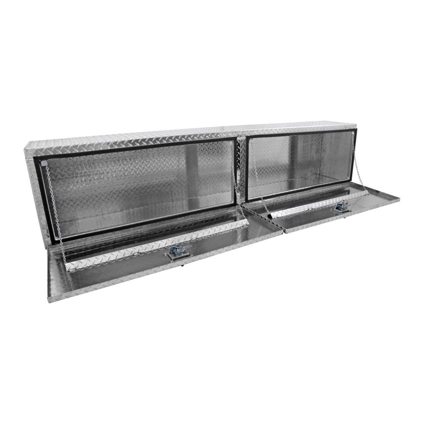 Dee Zee DZ71 Deezee Universal Tool Box - Specialty 90In Topsider BT Alum (Txt Blk)