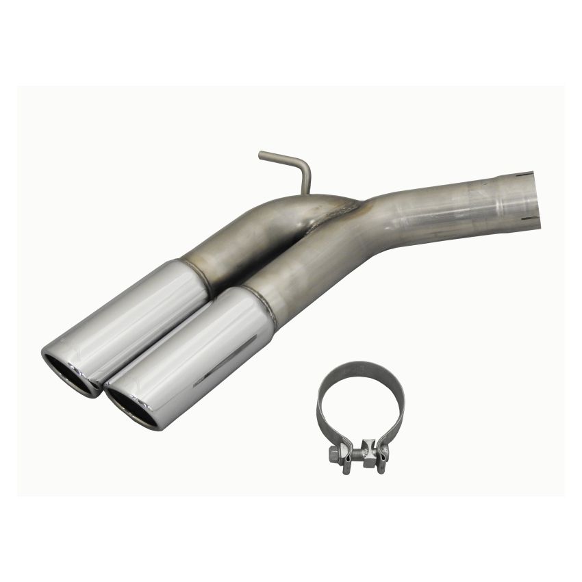 JBA 04-20 Nissan Titan 5.6L 304SS Pass Side Dual Exit Tip Upgrade (For 40-1400/1401)
