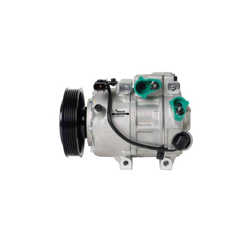 MANDO 10A1102 New OE AC Compressor w/ Clutch & Pre-filled Oil, Direct Replacement