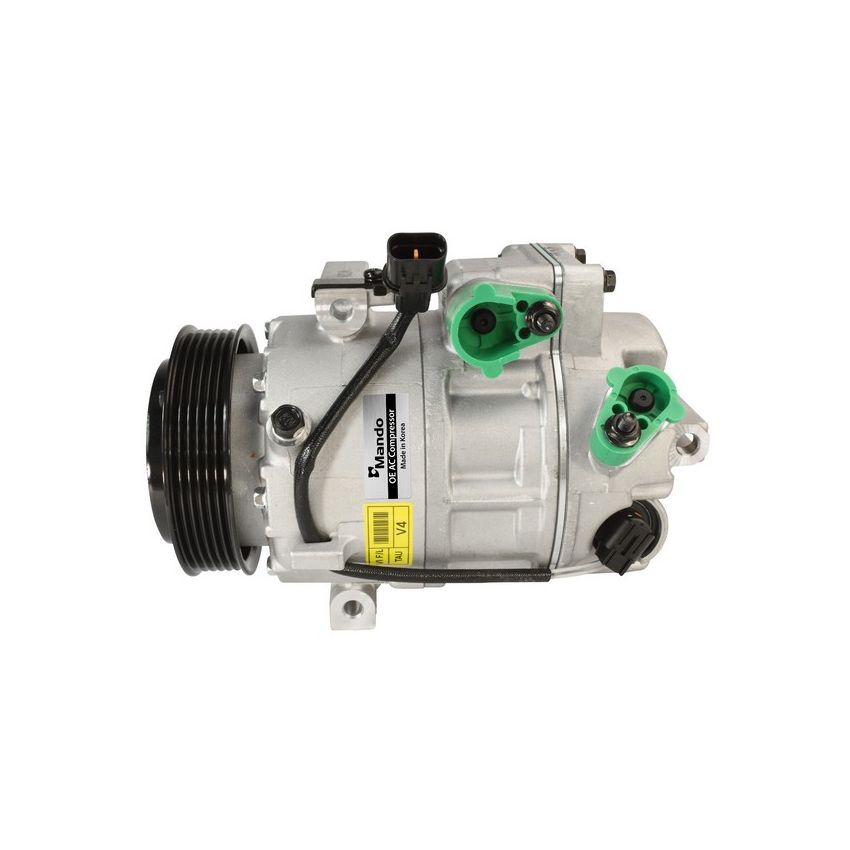 MANDO 10A1412 New OE AC Compressor w/ Clutch & Pre-filled Oil, Direct Replacement