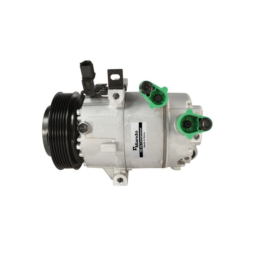 MANDO 10A1421 New OE AC Compressor w/ Clutch & Pre-filled Oil, Direct Replacement