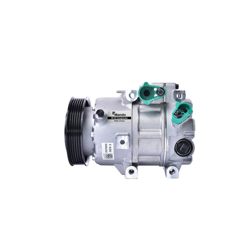 MANDO 10A1465 New OE AC Compressor w/ Clutch & Pre-filled Oil, Direct Replacement