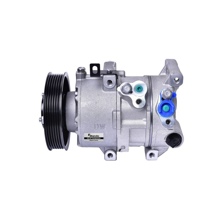 MANDO 10A1503 New OE AC Compressor w/ Clutch & Pre-filled Oil, Direct Replacement