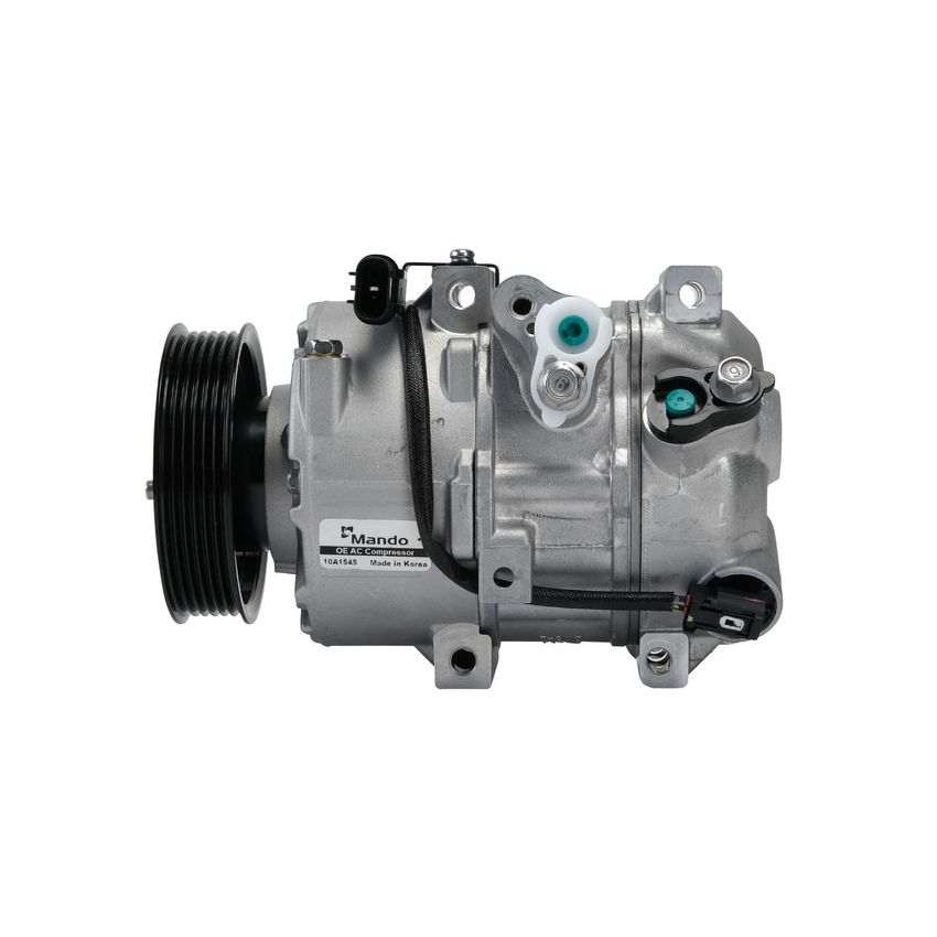 MANDO 10A1545 New OE AC Compressor w/ Clutch & Pre-filled Oil, Direct Replacement