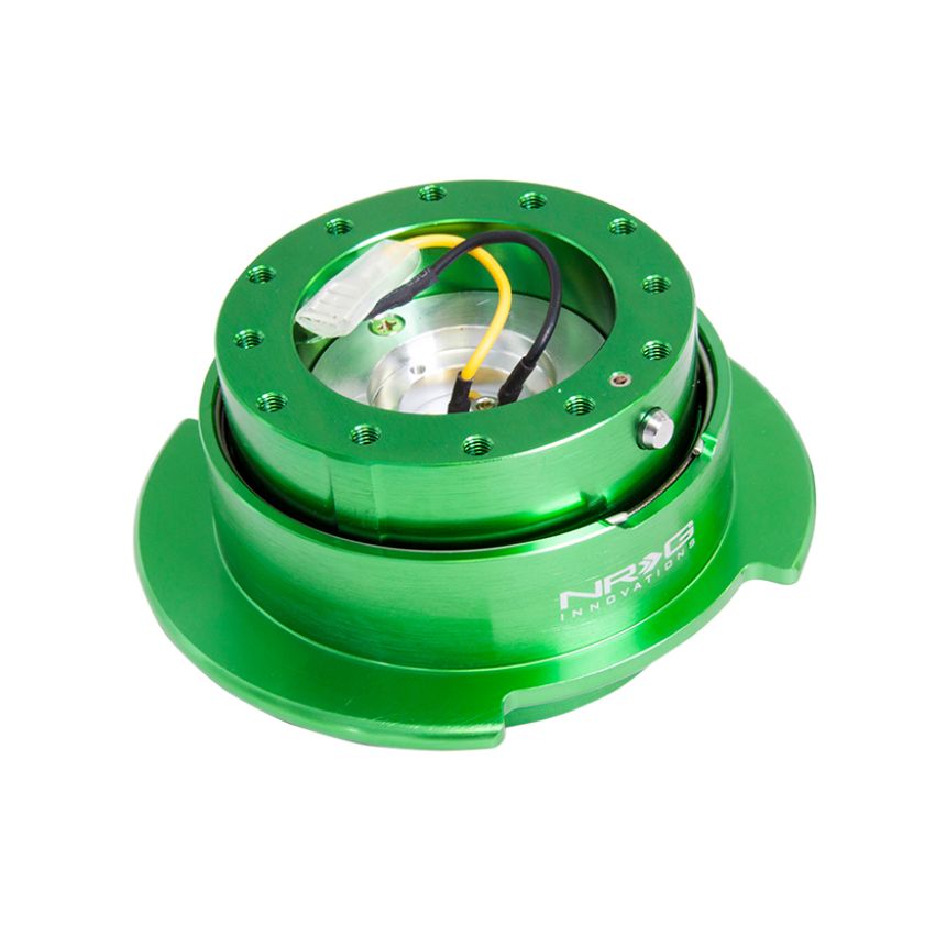 NRG Quick Release Kit Gen 2.5 - Green Body / Titanium Chrome Ring