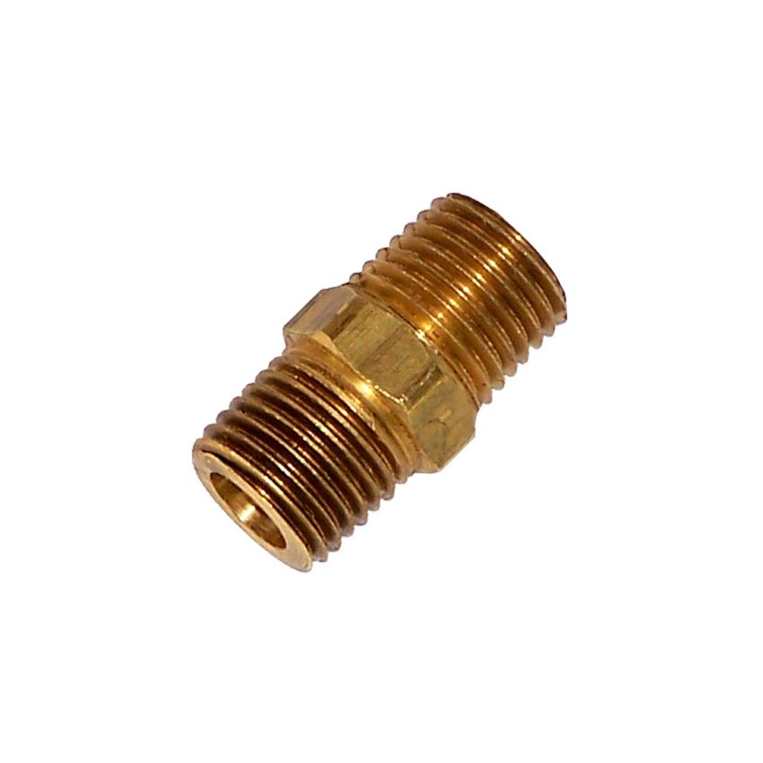 Kleinn Air Horns 51414N Kleinn Hex Male Nipple Adapter - 1/4In M NPT to 1/4In M NPT