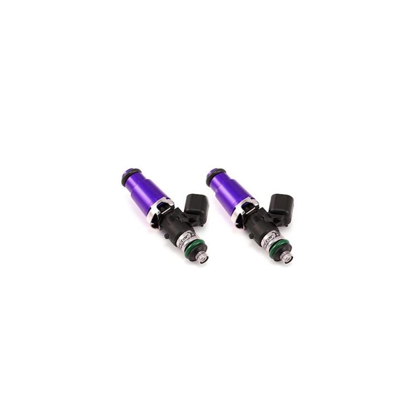 Injector Dynamics 2600-XDS Injectors - 60mm Length - 14mm Purple Top - 14mm Lower O-Ring (Set of 2)