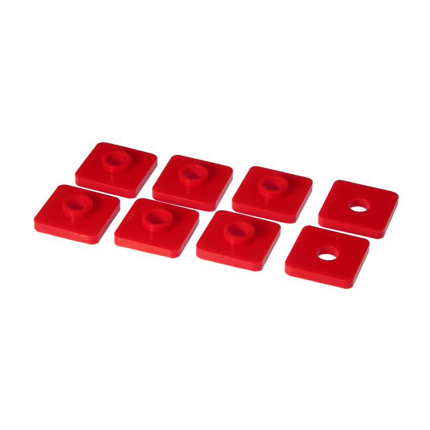 Prothane 74.5-80 MG MGB Front Crossmember Mounts - Red