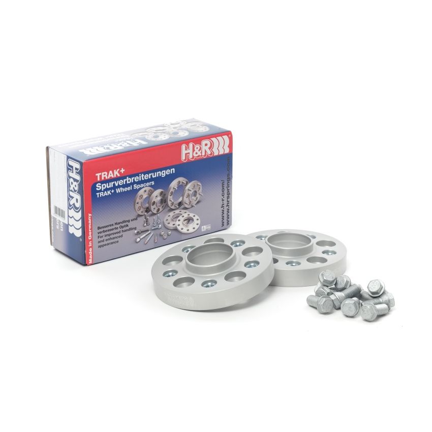 H&R Trak+ 22.5mm DRA Wheel Adaptor Bolt 5/112 Center Bore 66.5mm Bolt Thread 14x1.25 - Black