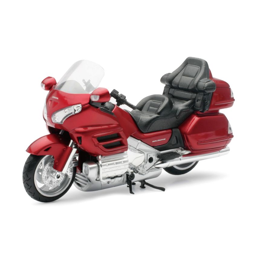 New Ray Toys 57253A Honda Gold Wing Bike ( Red)/ Scale 1:12