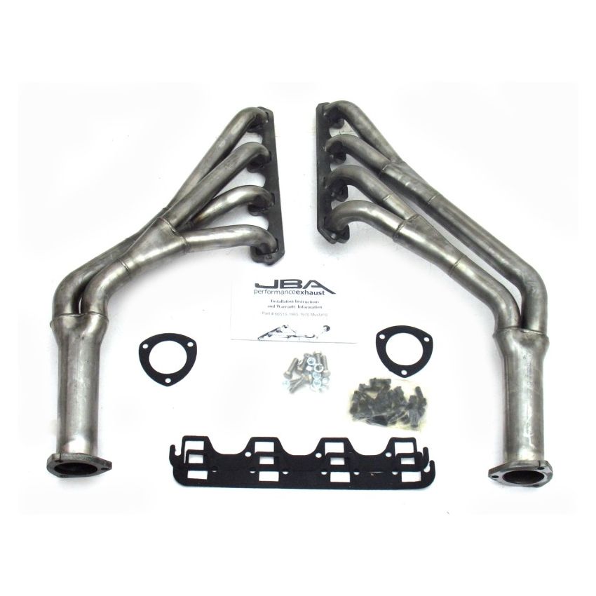 JBA 65-70 Ford Mustang 260-302 SBF 1-1/2in-1-3/4in Primary Raw 409 Tri Y Header
