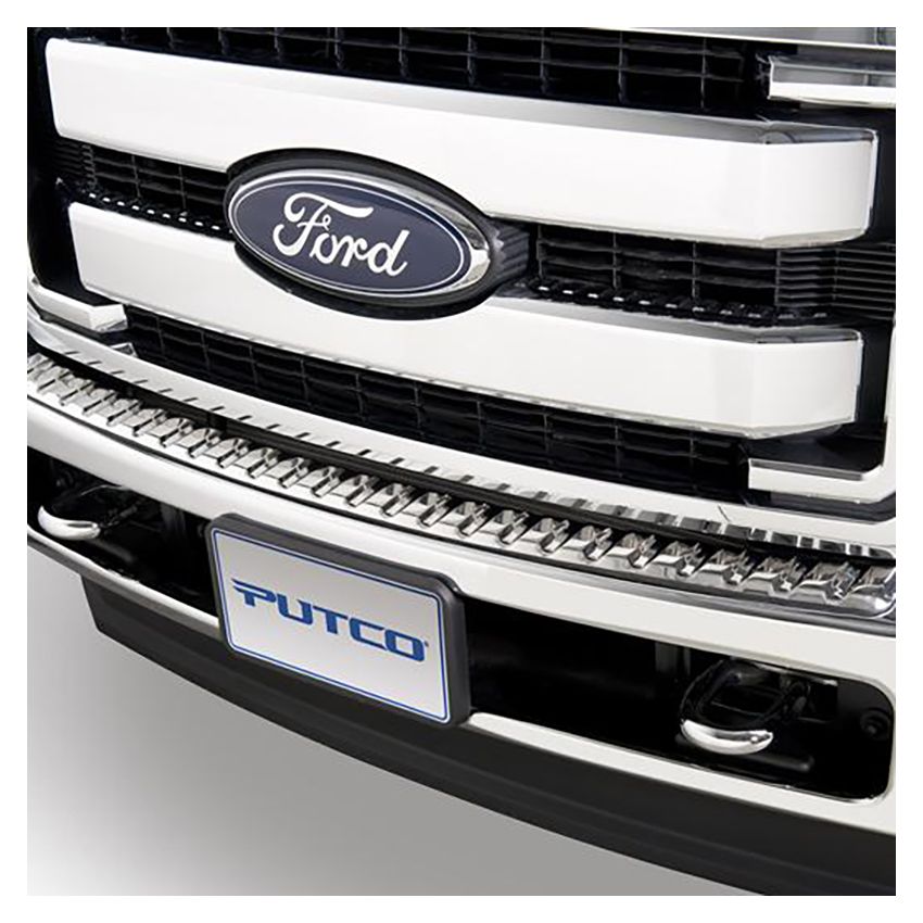 Putco 94120 11-16 Ford SuperDuty - Front Bumper Cover Stainless Steel Bumper Covers
