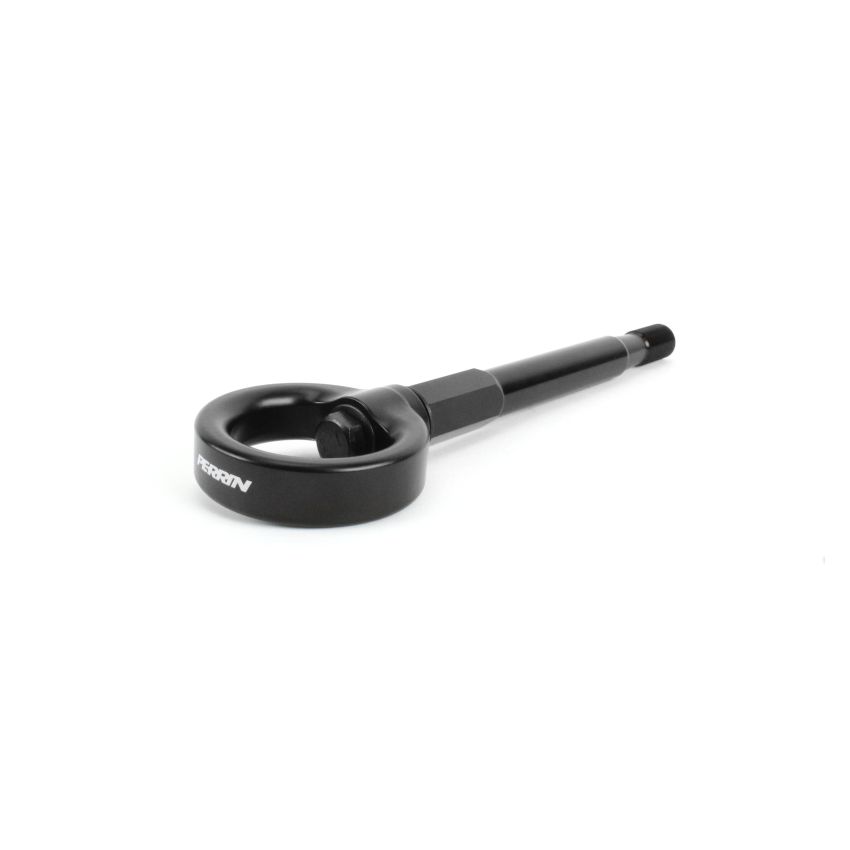 Perrin 18-19 Subaru Crosstrek Tow Hook Kit (Rear) - Black