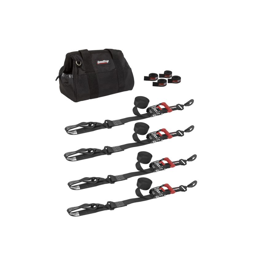 SpeedStrap 1 1/2In UTV Tie-Down Kit - Black