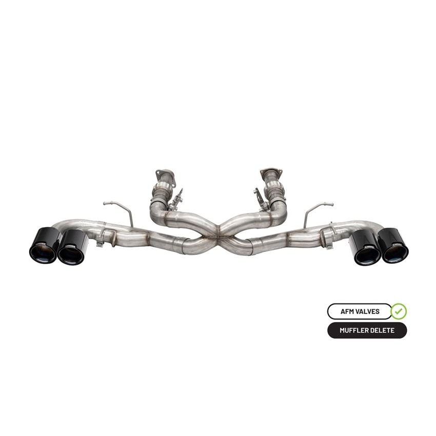 CORSA Performance 21102CFBLK Corsa 20-24 Chevrolet Corvette C8 RWD 3in Xtreme Cat-Back Exhaust w/4.5in Carbon Fiber BlackPVD Tip