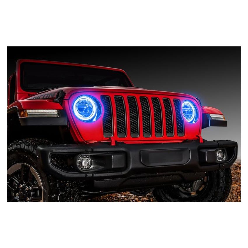 Oracle Lighting 1214-002 Jeep Wrangler JL/Gladiator JT LED Surface Mount Headlight Halo Kit - Blue
