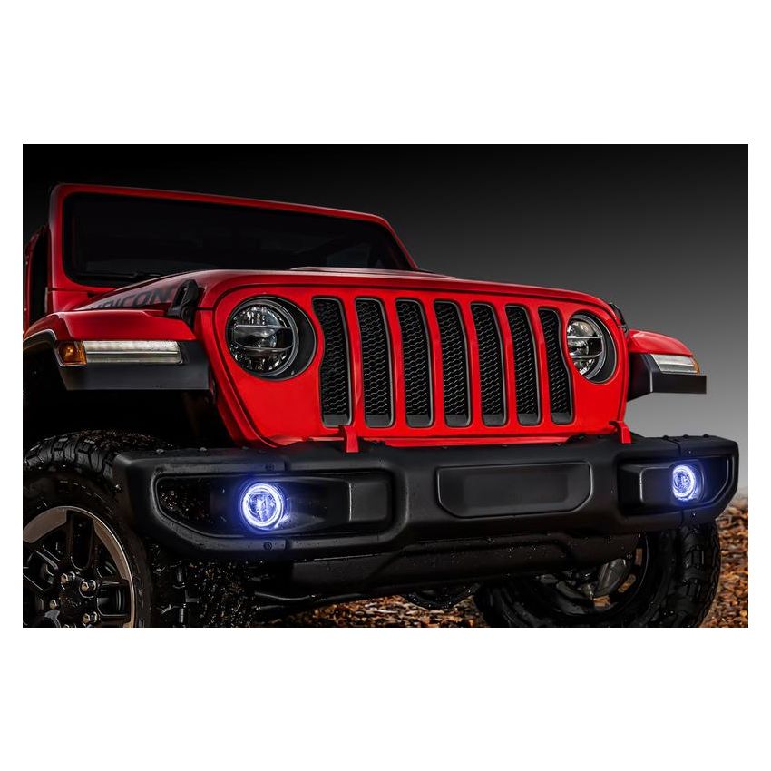 Oracle Lighting 1215-333 Jeep Wrangler JL/Gladiator JT LED Surface Mount Fog Light Halo Kit - ColorSHIFT