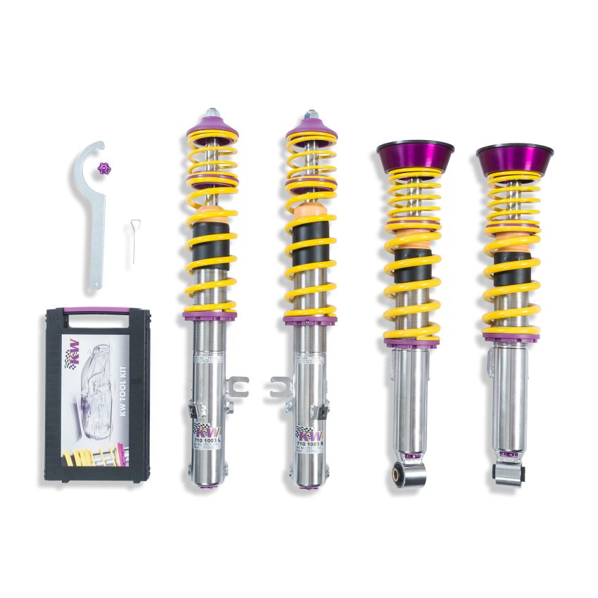 KW 35271004 Coilover Kit V3 Porsche 911 (993) Carrera 2 incl. Convertible + Targa