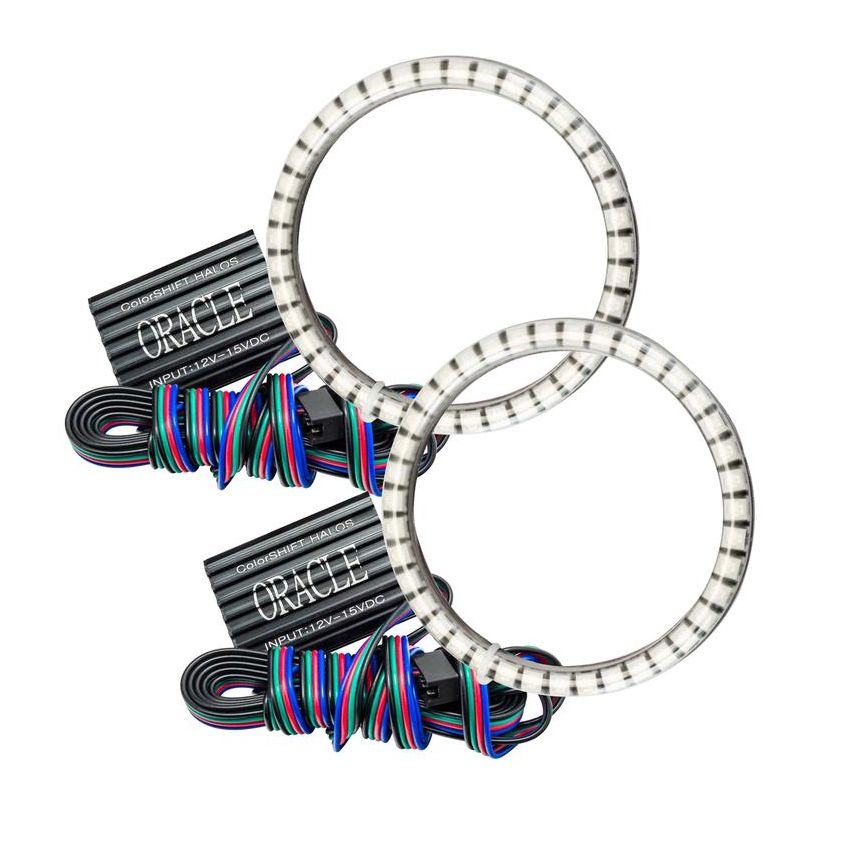 Oracle Lighting 1236-333 2015-2023 Dodge Challenger Surface Mount LED Fog Light Halo Kit