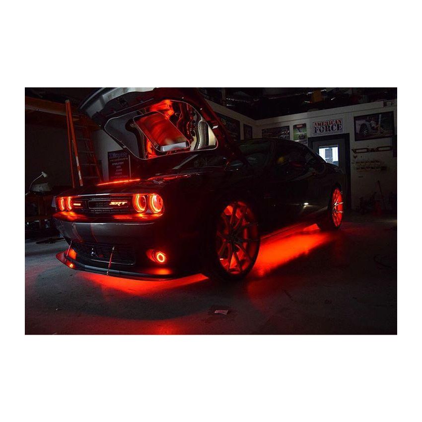 Oracle Lighting 1236-333 2015-2023 Dodge Challenger Surface Mount LED Fog Light Halo Kit