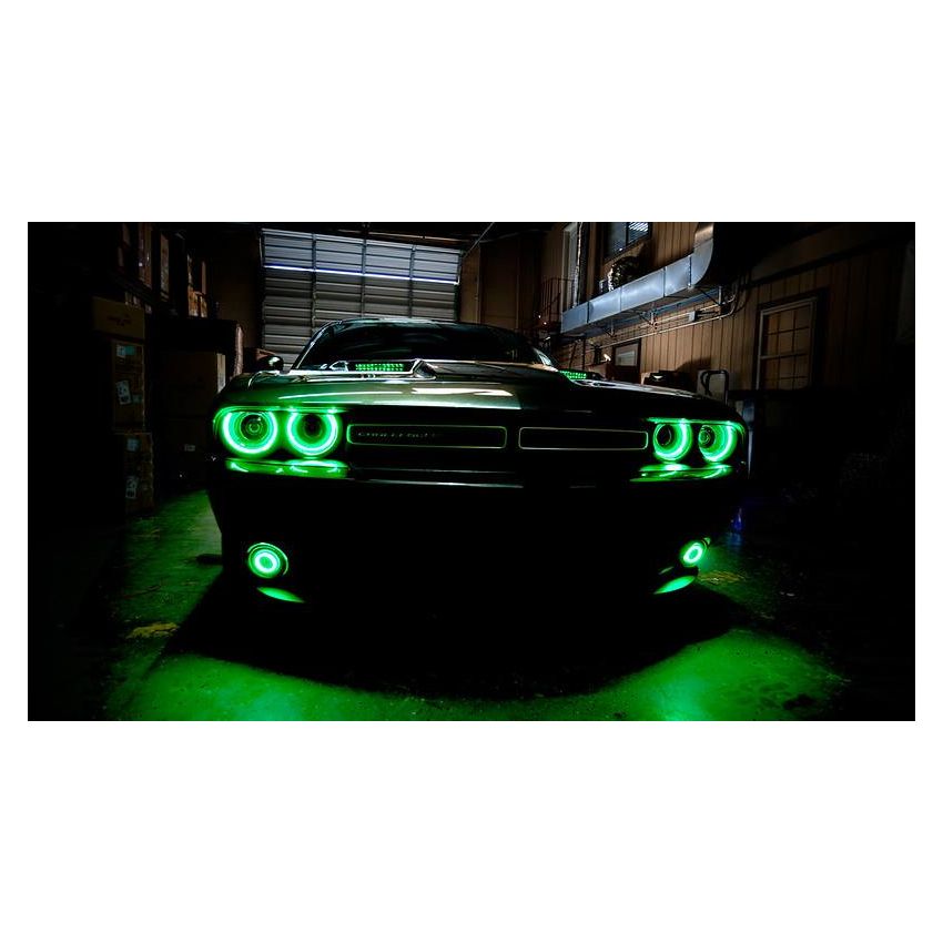Oracle Lighting 1236-333 2015-2023 Dodge Challenger Surface Mount LED Fog Light Halo Kit