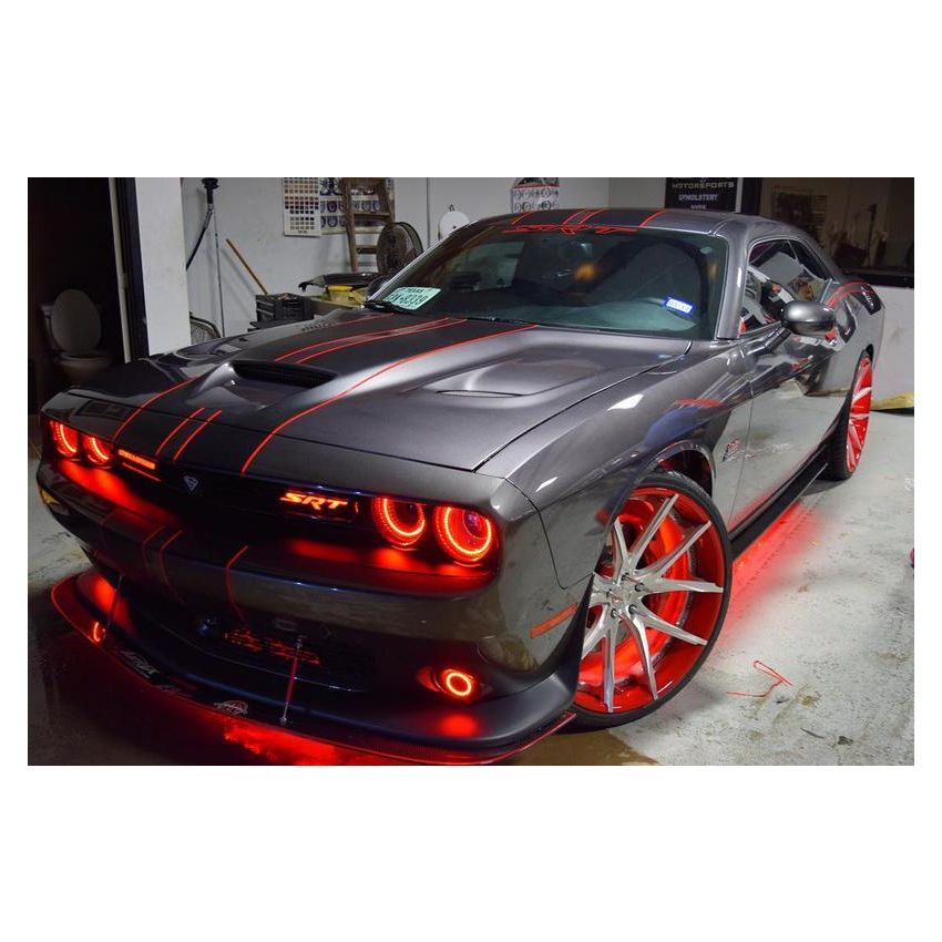 Oracle Lighting 1236-333 2015-2023 Dodge Challenger Surface Mount LED Fog Light Halo Kit