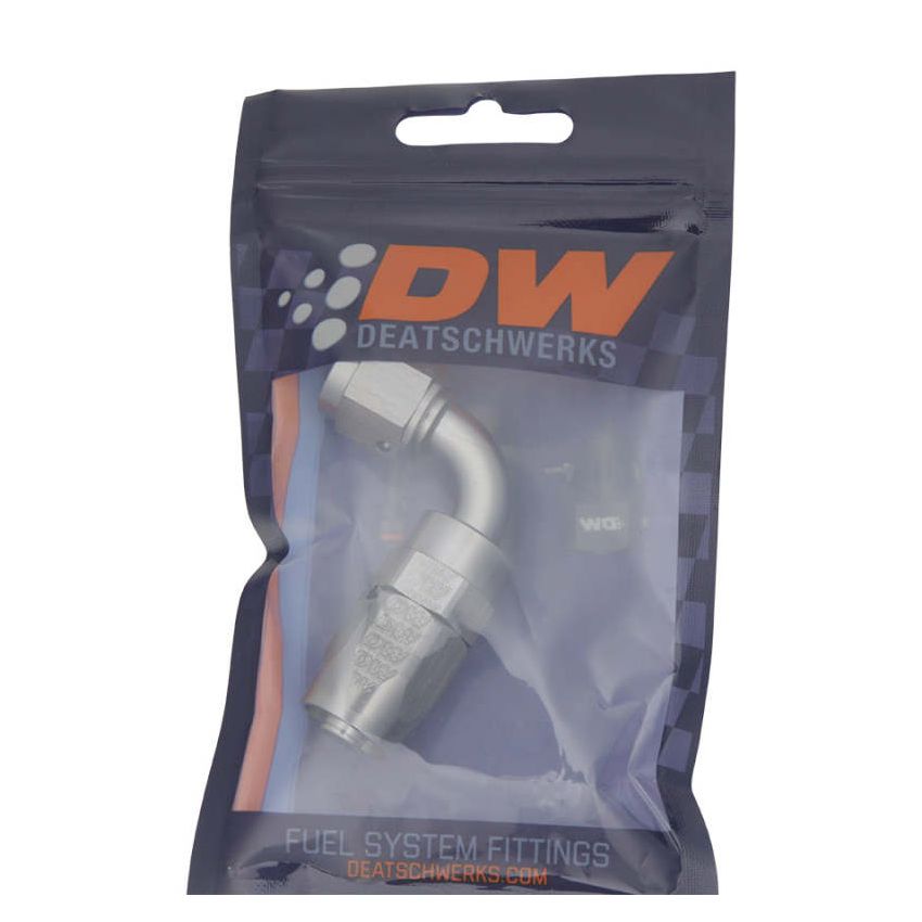 DeatschWerks 6AN Female Swivel 90-Degree Hose End CPE