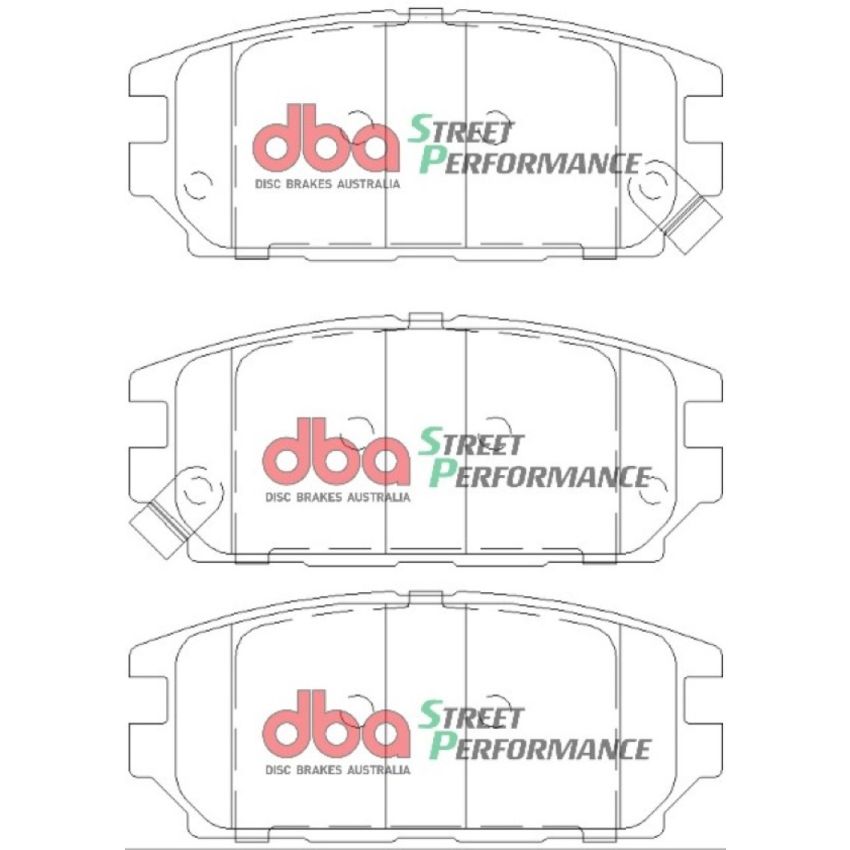 DBA 91-94 Dodge Stealth AWD XP Performance Rear Brake Pads