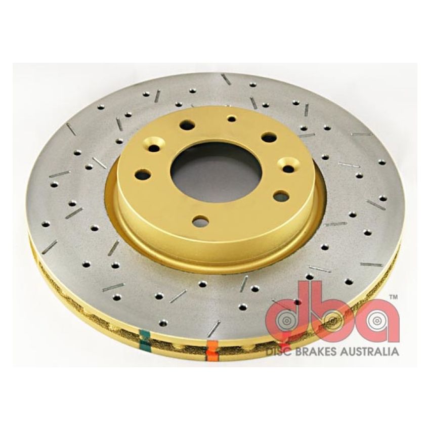 DBA 42963XS 06-13 Mazda 6 (Excl Mazdaspeed6) Front 4000 Series Drilled & Slotted Rotor