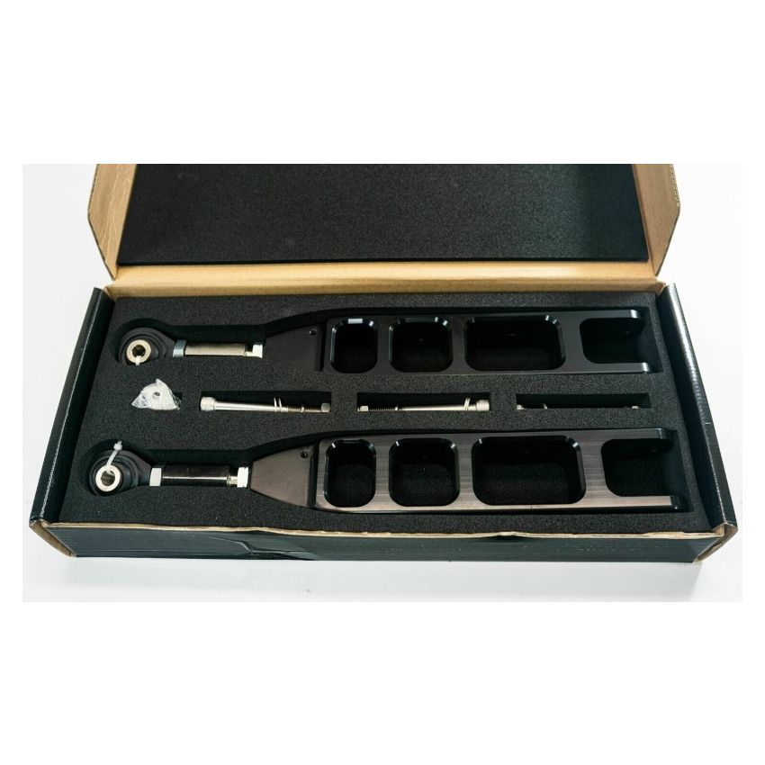 ISC Suspension 08-21 Subaru Impreza V3 Rear Adjustable Control Arms - Stealth Series Black