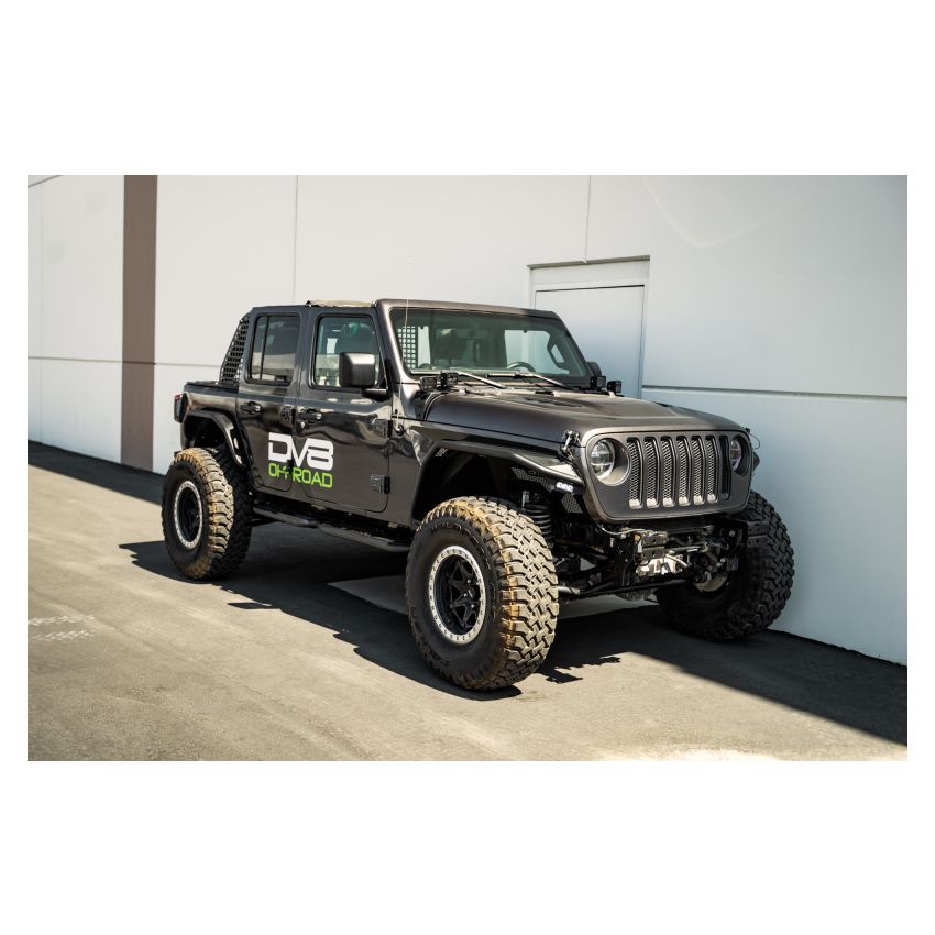 DV8 Offroad SRJL-08 18-23 Jeep Wrangler JL 4 Door Body/Pinch Weld Mounted Step