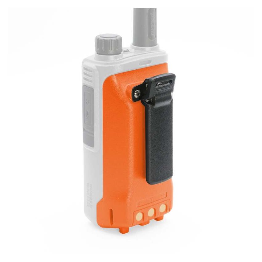 Rugged Radios BAT-GMR2-XL-ORN GMR2/GMR2 PLUS Handheld Long-Lasting XL Battery w/ USB Charging Port Safety Orange