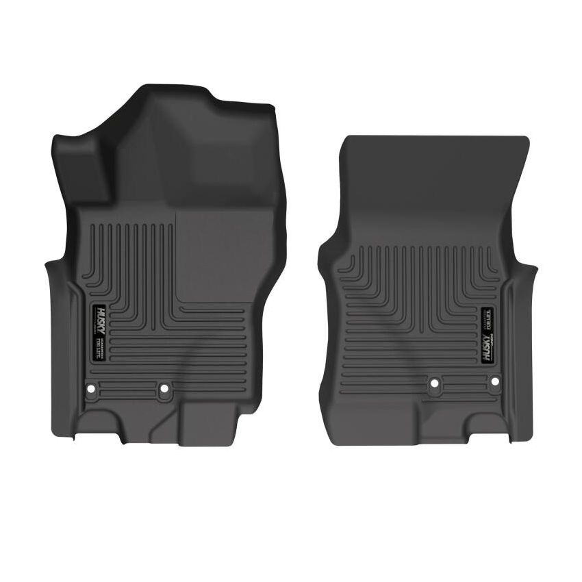 Husky Liners  2022 Nissan Frontier King Cab Ext. Cab/CC  WeatherBeater Black Front Floor Liners