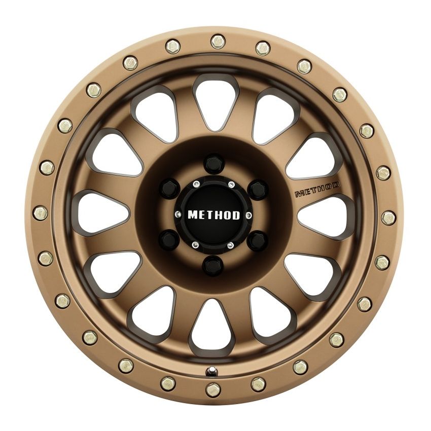 Method MR304 Double Standard 16x8 0mm Offset 6x5.5 108mm CB Method Bronze Wheel