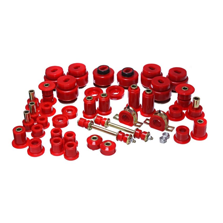 Energy Suspension 07-10 Chevy/GMC Hyper-Flex Master Bushing Set - Red