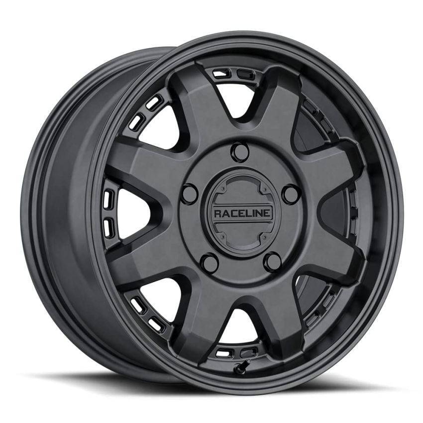 Raceline 947B Scout 17x7.5in / 6x130 BP / 50mm Offset / 84.10mm Bore - Satin Black Wheel