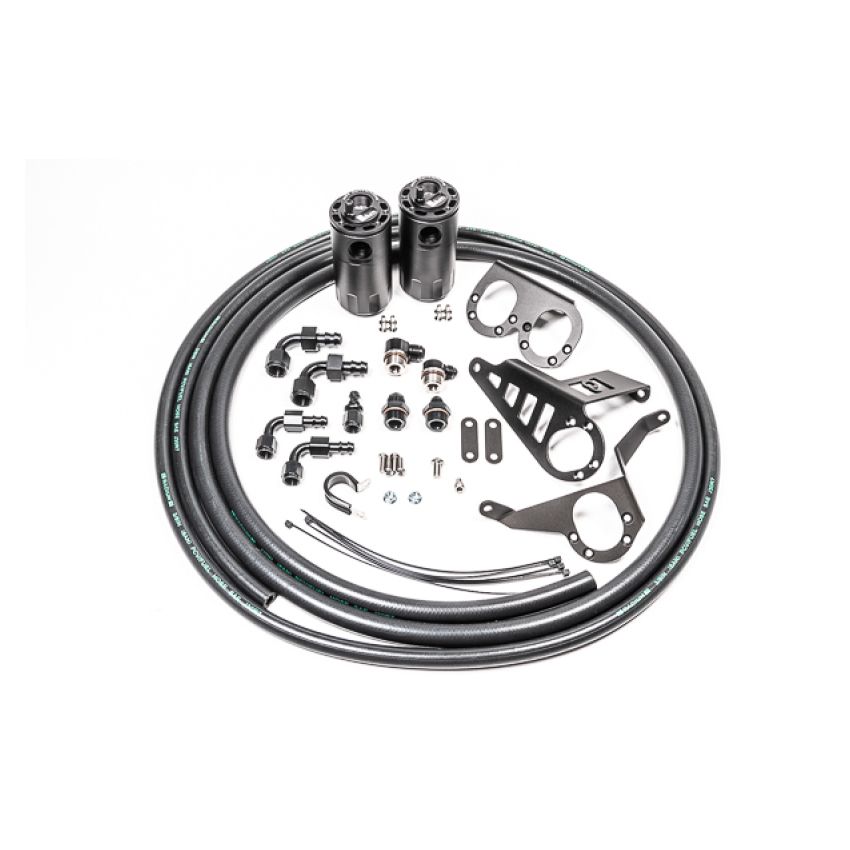 Dual Catch Can Kit, MK4 Supra, Fluid Lock / 1994-2002 Toyota Supra (all versions)