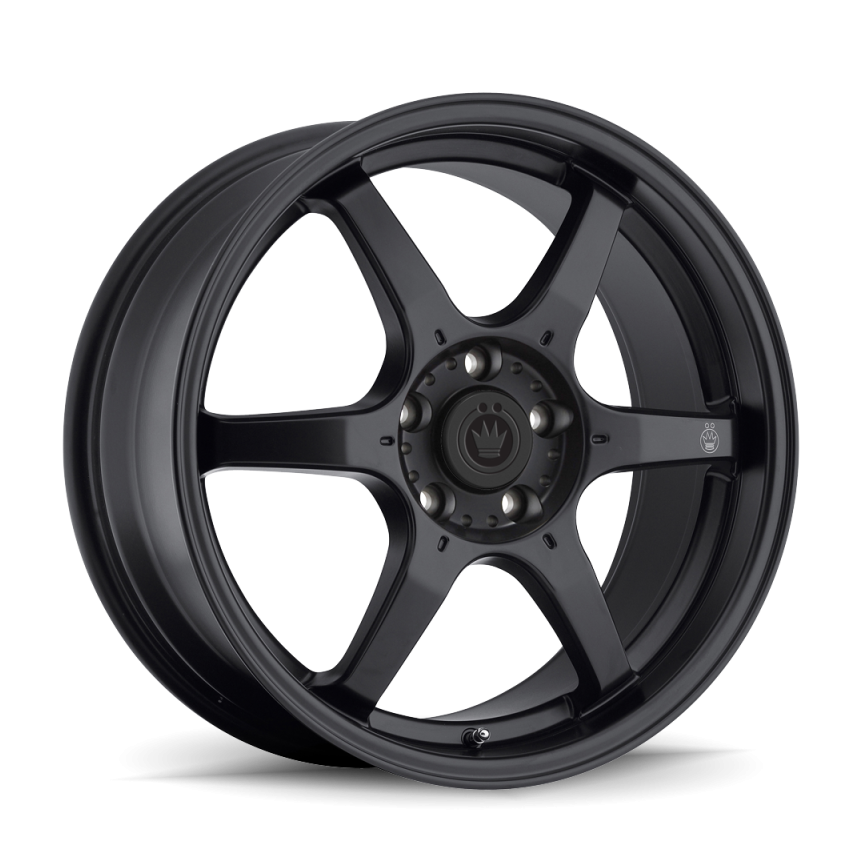 Konig Backbone 17x7.5 5x114.3 ET35 Matte Black Milling Logo on Spoke
