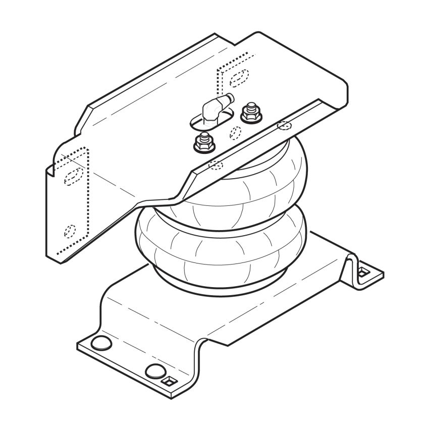 Firestone 2176 Ride-Rite Air Helper Spring Kit Rear GM & F350/F450 Cab Chassis (W217602176)