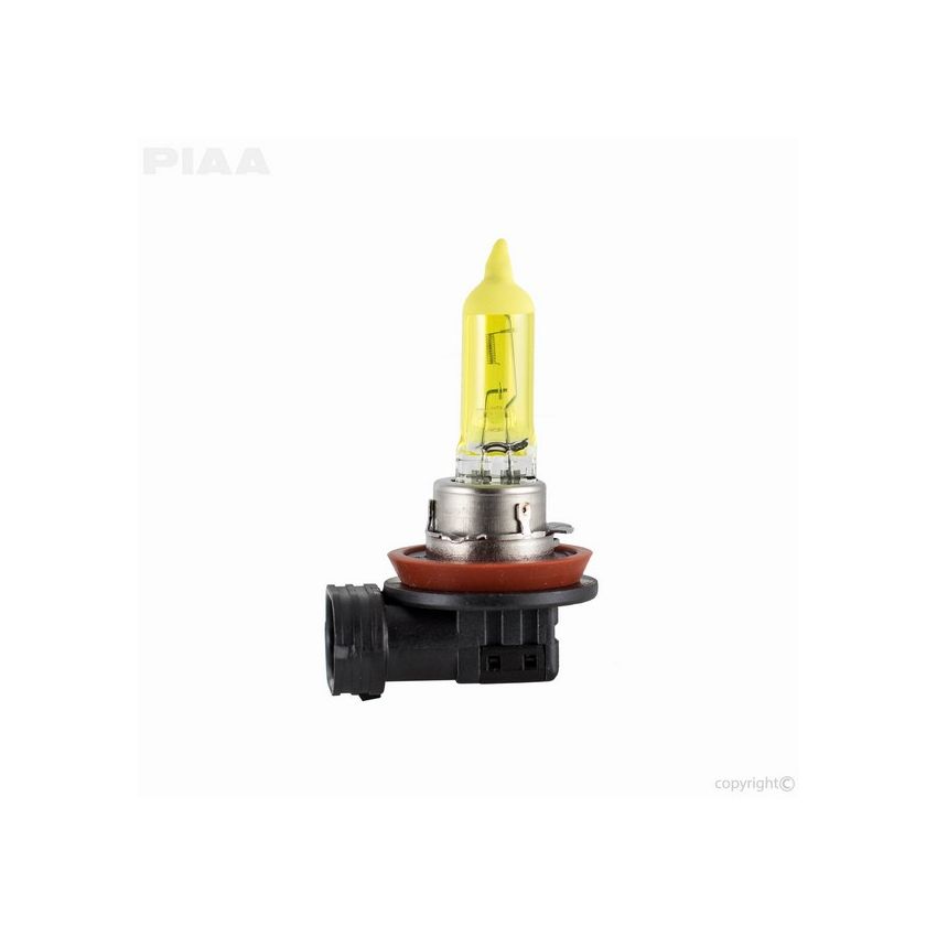 PIAA 13511 PIAA H11 Plasma Ion Yellow Twin Pack Halogen Bulbs