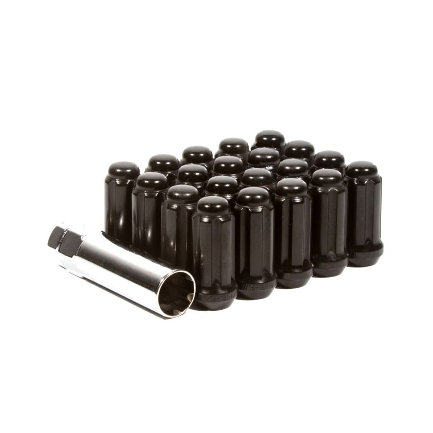 Method Lug Nut Kit - Spline - 9/16in - 8 Lug Kit - Black