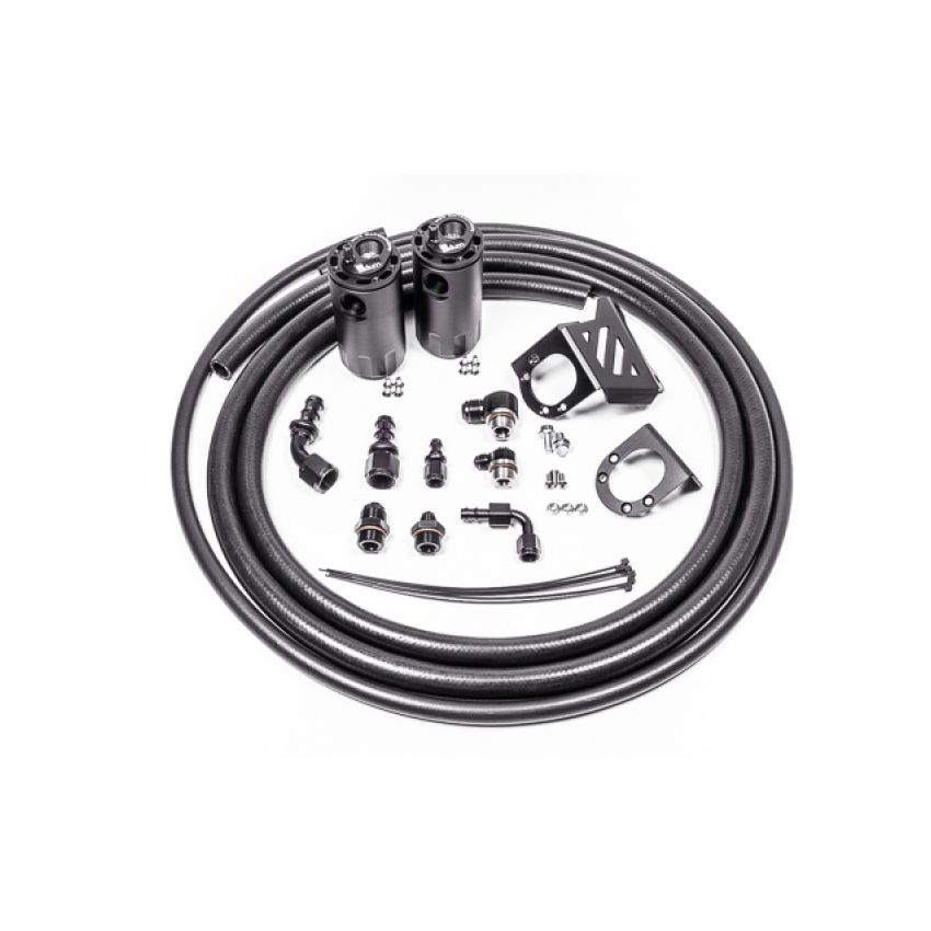 Radium Engineering 2016+ Toyota Tacoma Dual Catch Can Kit - Fluid Lock