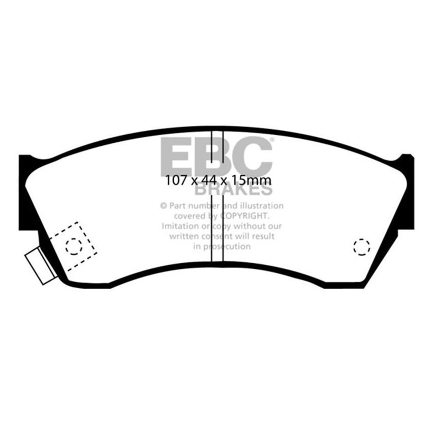 EBC UD451 97-01 Chevrolet Metro 1.3 Ultimax2 Front Brake Pads