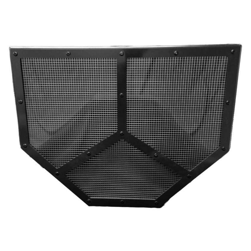 DOMINATOR RACE PRODUCTS DOM551-BK Shaker Screen Radiator Mod Black