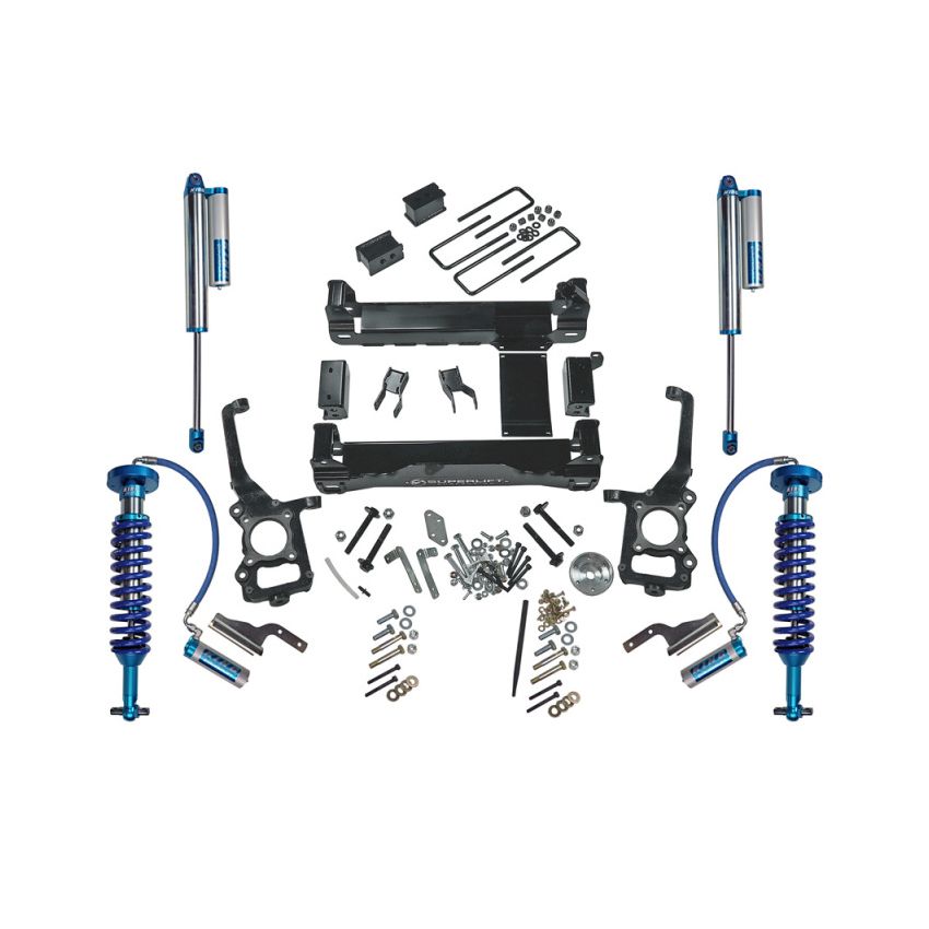 Superlift K129KG 15-20 Ford F-150 4WD 6in Lift Kit w/ King Front Coilovers / King Reservoir Rear Shocks