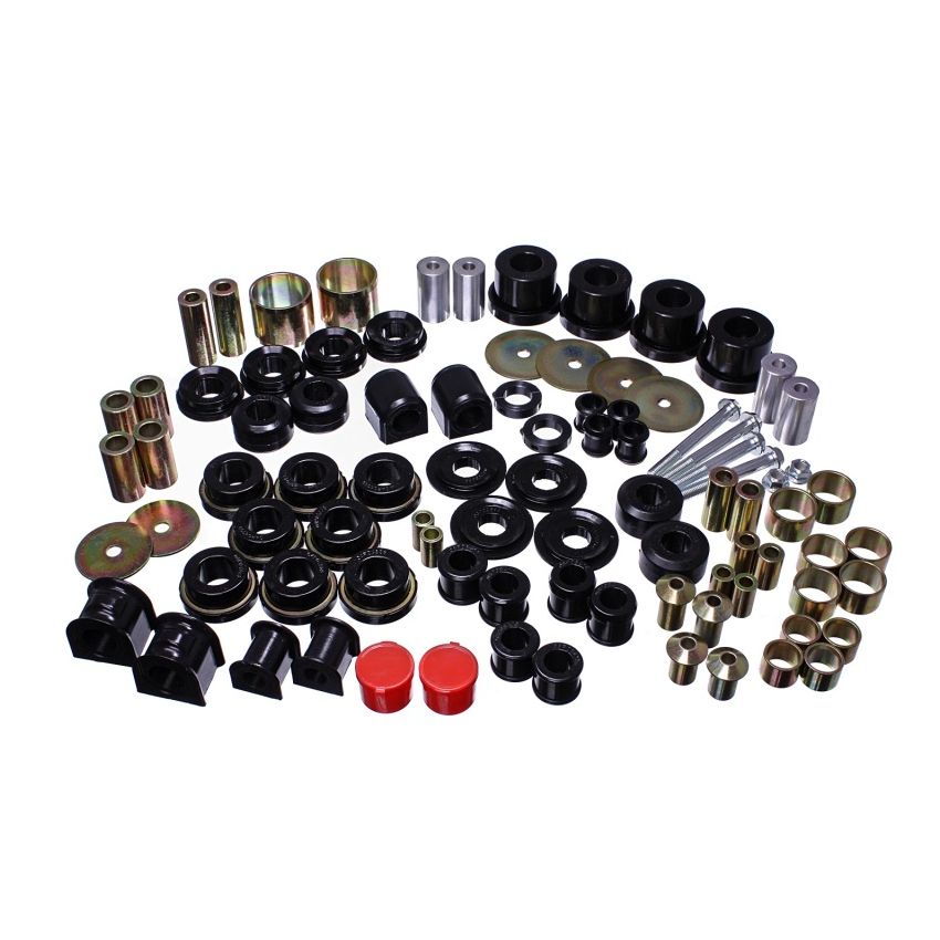 Energy Suspension 15-16 Ford Mustang Black Hyper-Flex Master Bushing Set