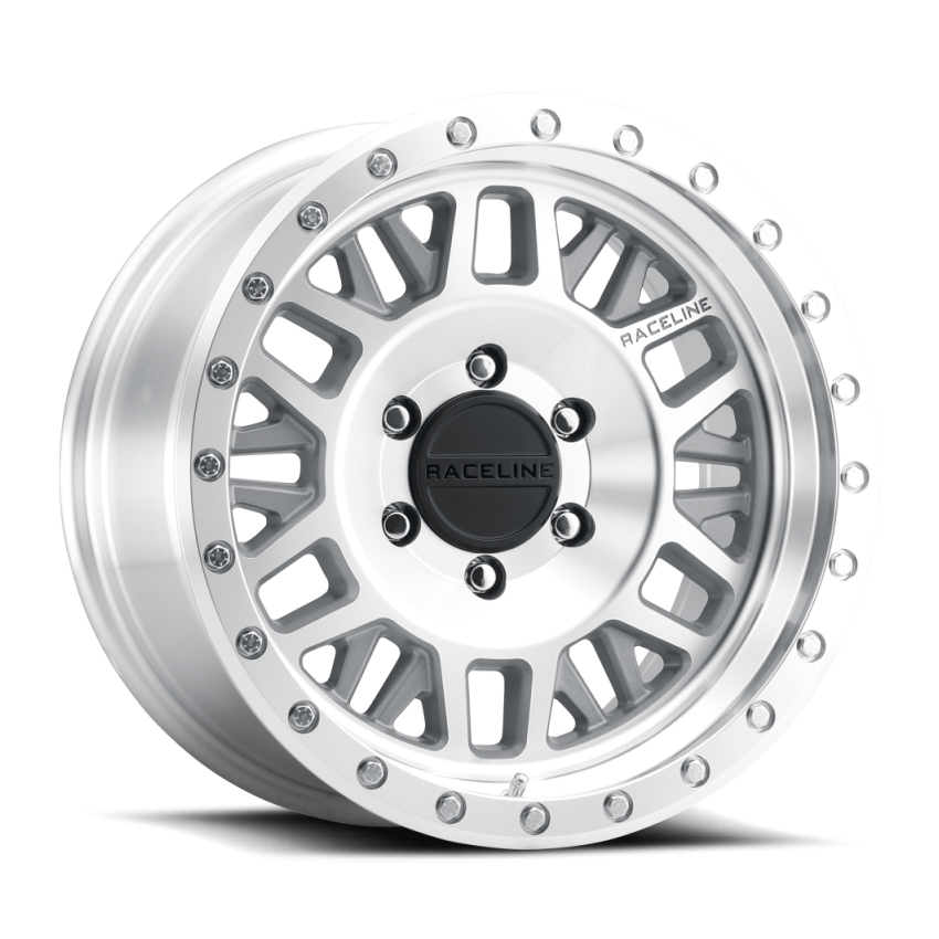 Raceline 951MC Ryno 16x8in / 5x139.7 BP / 0mm Offset / 106.5mm Bore - Machined Wheel