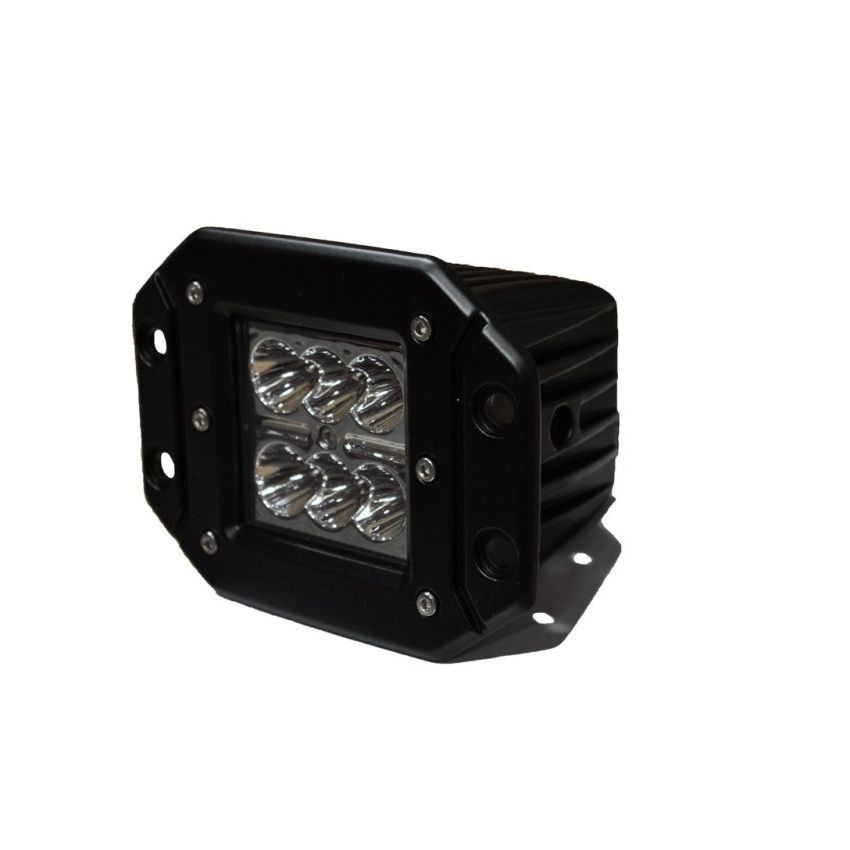 DV8 Offroad 3in Flush Mount LED Lights 20W Flood/Spot 5W Cree